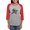 Heather/Red, variant on CafePress - G.I. Joe Snake Eyes And S Women's Baseball T Shirt - Womens Baseball Tee
