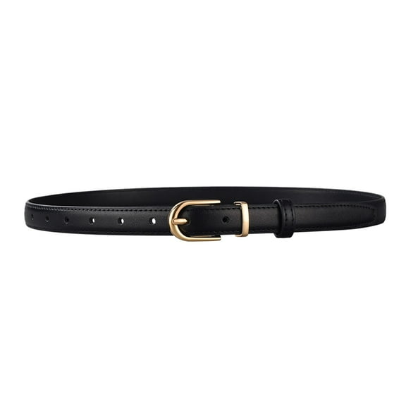 Belt for Women 1 Piece Women Black Leather Belt Work Belts for Women