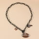 thumbnail image 4 of Super Muñeca Rugby Acrílico Collar Tendencia de la Moda Juvenil Campus Deportes Estilo Collar, 4 of 6