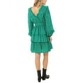 thumbnail image 2 of Hale Bob womens  Printed Tiered Dress, xs, Green, 2 of 3