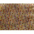 thumbnail image 5 of oneOone Georgette Viscose Yellow Fabric Floral Craft Projects Decor Fabric Printed By The Yard 42 Inch Wide, 5 of 5