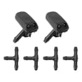 thumbnail image 1 of Kit de Boquillas de Lavaparabrisas Unique Bargains para Seat Cordoba 6K1 6K2 1994-2007 Boquillas de Rociado de Parabrisas Jet Limpiaparabrisas No.191955985A 4 Pcs Conector de Manguera en T, 1 of 1
