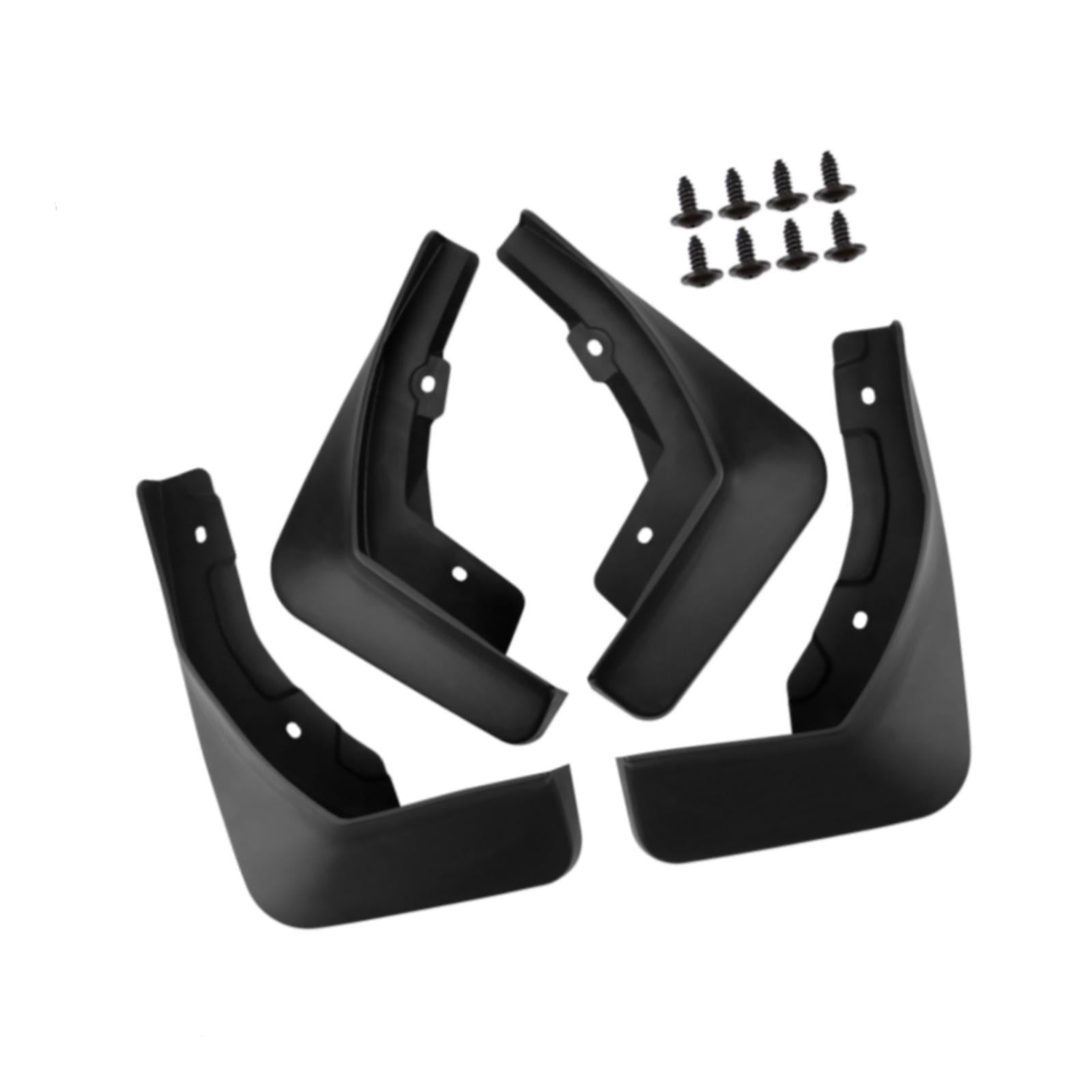4pcs Automotive Mud Flaps Front Rear Wheel Protection Durable PP Splash Guards for Car Exterior Accessories