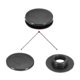 thumbnail image 3 of 4x Car Mat Carpet Floor Fixing Clips Grips Clamps Nice Black For - 6680520 Xxf, 3 of 4