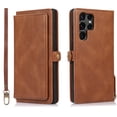 thumbnail image 1 of Samsung S23 S22 S21 S20 S10 S9 S8 Plus Ultra Fe Note20 Note10 Note9 Note8 Plus Ultra Case, Card Slot Holder Cash Pocket PU Leather Sleeve Magnetic Clo Cheap and fine, 1 of 5