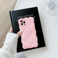 thumbnail image 4 of Compatible with iPhone 13 Pro Max Case, Cute Coquette 3D Wave Bubble Pattern and Stylish Wavy Border, Soft TPU, All-Inclusive Camera Protection Shockproof Phone Case for Women Girls (Pink), 4 of 12