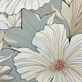 thumbnail image 6 of WYYP Flowers Flowers Round Tablecloth 100% Polyester Fiber Outdoor Fitted White, 6 of 8