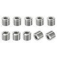 thumbnail image 1 of PATIKIL Adaptateurs de Filetage Manchon Écrou Réducteur, 10 Pcs M14x2 Mâle à M8x1.25 Femelle Écrou de Réparation Vis Réducteur Fixation en Acier Inoxydable 12mm, 1 of 7