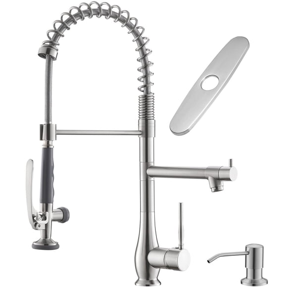 Grifo de cocina GIMILI Commercial con pulverizador desplegable