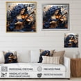 thumbnail image 4 of Designart "Blue Music Classical gracefulness I" Music Floater Framed Canvas Print, 4 of 7