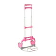 thumbnail image 2 of Magna Cart Personal 150-Pound Capacity Folding Hand Truck, Pink (5 Pack), 2 of 7