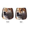 thumbnail image 3 of Daiia Regal Shiba Inu Pattern Women's 2 in 1 Running Shorts - Lightweight Athletic Workout Gym Yoga Shorts Liner with Phone Pockets-X-Large, 3 of 7