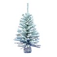 thumbnail image 1 of Vickerman A804318-2 Base en Bois de Pin Mini 9 Po. Blanc Floqué sur Vert avec 169 Embouts 2 par Paquet, 1 of 3