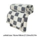 thumbnail image 3 of Sofa Vama Ropa de Cama Manta de franela de color liso para invierno, cálida manta de terciopelo acondicionador, manta de picnic, manta de pierna de aviación, 70 x 100 cm for Navideño, 3 of 4