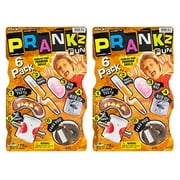 A-RU Pranks Kit for Kids Gags Toys (2 Sets) 6 Different Cool Stuff Scary Prop Set. Party Favor Bag Toy Plus Sticker | WM-6416-2s