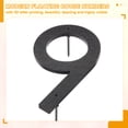 thumbnail image 3 of 8 Inch House Numbers, House Address Numbers Sign Large Floating House Numbers Modern House Numbers with Screws for Outside Door Wall Street, Black, 9, 3 of 6
