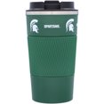 thumbnail image 2 of Michigan State Spartans 18oz Coffee Tumbler with Silicone Grip, 2 of 2