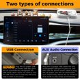 thumbnail image 4 of Reproductor de CD para coche Micocious con puertos USB y AUX Plug and Play, 4 of 7