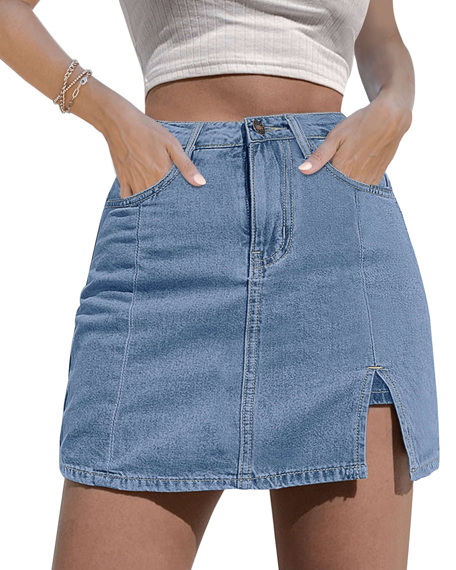 HDE Women's Plus Size Tennis Skort Pleated Skirt with Shorts Royal Blue 2X