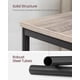 thumbnail image 3 of Side Tables Set of 2, Small End Table, Nightstand Living for Room, Bedroom, Office, Bathroom, Greige and Black ULET272B02, 3 of 5