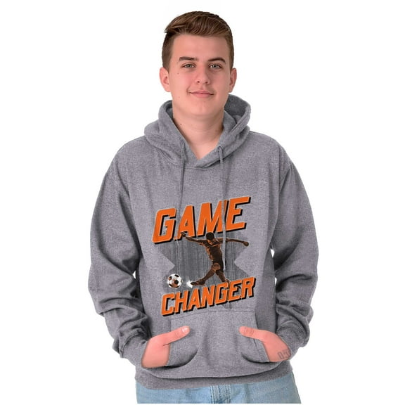 Soccer Player Fan Game Changer Hoodie Hooded Sweatshirt Men Brisco Brands S