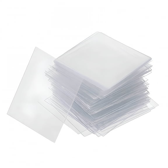 GJX Plastic Microscope Slides for Laboratory Use Transparent Blank Slides for Microscope 22x22mm