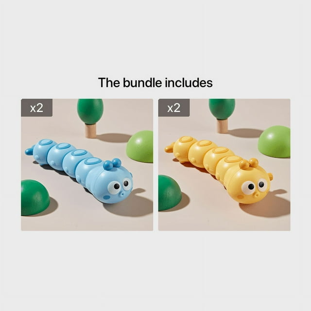 Chenille à Remontoir Drôle, Jouet de Balançoire Chenille à Remonter, Prix Récompense Incitative pour Enfants