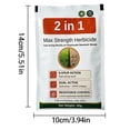 thumbnail image 3 of Lawn Weed, 25G Max Strength Post-Emergent Herbicide, Dual Active Formula Non-Selective Herbicide, Fast Knockdown Weed for Residential and Farm Use, Residual-Free Low-Toxic 5.5X4, 3 of 7