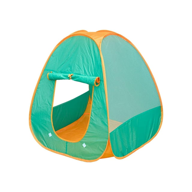 Tente de Jeu pour Enfants, Jouet de Rôle Pliable pour Chambre de Bébé, Intérieur Extérieur, Vert