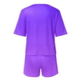 thumbnail image 5 of LUOGENLI 4T Girl Summer Outfits Summer Girls Summer T Shirt and Shorts Set with Side Pockets Shorts Set Girls Music Lover Shirt and Shirts Set Back to School Outfits for Girls 2Nd Grade 8-9 Years, 5 of 6