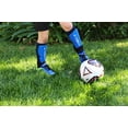 thumbnail image 5 of Kids Soccer Shin Guards with Adjustable Straps Ages 4-7. Blue, 5 of 6