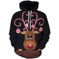 thumbnail image 4 of Sudadera con capucha navideña para hombre, con estampado 3D de muñeco de nieve, sudaderas con gráficos, sudadera navideña de manga larga, sudadera con capucha de gran tamaño para hombres y mujeres, 4 of 5