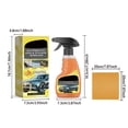 thumbnail image 3 of Limpiador de adhesivo para coche, removedor de adhesivo multiusos, limpiador multiusos adhesivo de doble cara autoadhesivo, 120ml, 3 of 5