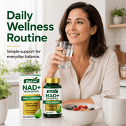 NAD+ Resveratrol Supplement, 2000 mg Per Serving, Cellular Wellness & Healthy Aging Support, Antioxidant Support, 120 Capsules