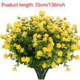 thumbnail image 3 of 6 Bundles Outdoor Artificial Fake Flowers UV Resistant No Fade Boxwood Faux Plastic Plants for Garden Patio Porch Window Box,Home Wedding Farmhouse Outdoor Decorations for Patio,2026, 3 of 6