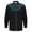 Blue, variant on Men Western Shirts Long Sleeve Button Collar Cowboy Embroidered Shirt Regular Fit Business Casual Tee With Floral Design Grey M