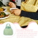 thumbnail image 5 of Soidarity babero de alimentación para ancianos protector de ropa impermeable resistente a las manchas a prueba de aceite delantal para personas masajeadores Verde/con Bolsillo, 5 of 6