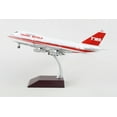 thumbnail image 4 of Boeing 747SP Commercial Aircraft "TWA" White w/Red Stripes & Tail "Gemini 200" Series 1/200 Diecast Model Airplane by GeminiJets, 4 of 5