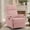 Pink, variant on YSICK Manual Swivel Rocker Recliner Chair for Small Spaces Chenille for Living Room,Pink