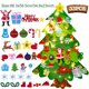 thumbnail image 3 of Árbol de Navidad de fieltro DIY con luz Decoración navideña para el hogar 2024 Adornos navideños Regalos de Navidad Natal Noel Año Nuevo 2025, 3 of 5