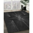 thumbnail image 2 of Ahgly Company Indoor Rectangle Patterned Midnight Gray Area Rugs, 4' x 6', 2 of 6
