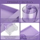 thumbnail image 5 of Organizador de escritorio Marbrasse con 2 cajones que giran 360°, color morado, 5 of 7