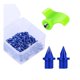 thumbnail image 5 of 50x Clavos para zapatas de pista Clavos de pista fáciles de instalar Clavos de repuesto resistentes con llave para correr distancias cortas al aire Azul, 5 of 8