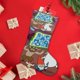 thumbnail image 4 of Súper Bosque Mágico Feliz Tema: Calcetines de Navidad, fino lino blanco para colgar en escaleras y chimenea, decoración navideña para el hogar, regalo de Navidad. 45cm × 32cm, 4 of 5