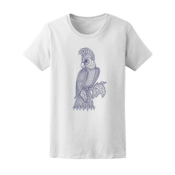 Zendoodle Exotic Bird Cockatoo Tee Women's -Image by Shutterstock