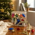 thumbnail image 4 of LOWLHOME Christmas Ornament Set Assorted Hanging Baubles Gift Box Variety Shaped Tree Decorations For Holiday Party, 4 of 7