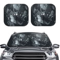 thumbnail image 2 of Saiise Forest Black Ghost Warrior for Foldable Car Sun Shades (2-Pack) Offer Sun Protection with an Easy-fold Design for Convenient Windshield Shading-Small, 2 of 6