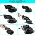 thumbnail image 4 of Universal Heavy-Duty Metal Sofa Chair Recliner Release Pull Handle Replacement Parts - Fits Ashley, Lazy Boy, and Most Recliner Brands, 4 of 5