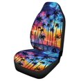 thumbnail image 5 of Jeiento Palm Tree Car Seat Cover 1 PCS Front Car Seats Protector Vehicle Cushion Covers Hawaii Bucket Seats Cushion Covers Washable Auto Accessory Universal Fit for SUV Van Truck, 5 of 6