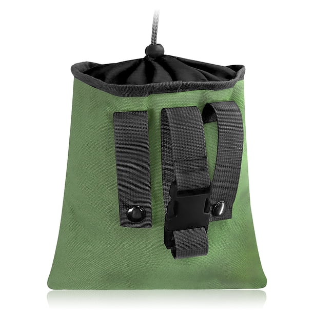 Bolsa de forrajeo de hongos de jardín Cinturón Bolsa de lona plegable Cintura colgante Organizador de almacenamiento de recolección a prueba de agua, Verde militar Inevent HA008879-02